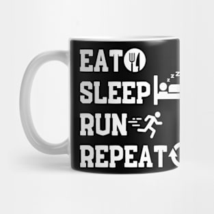 Eat Sleep Run Repeat Mug